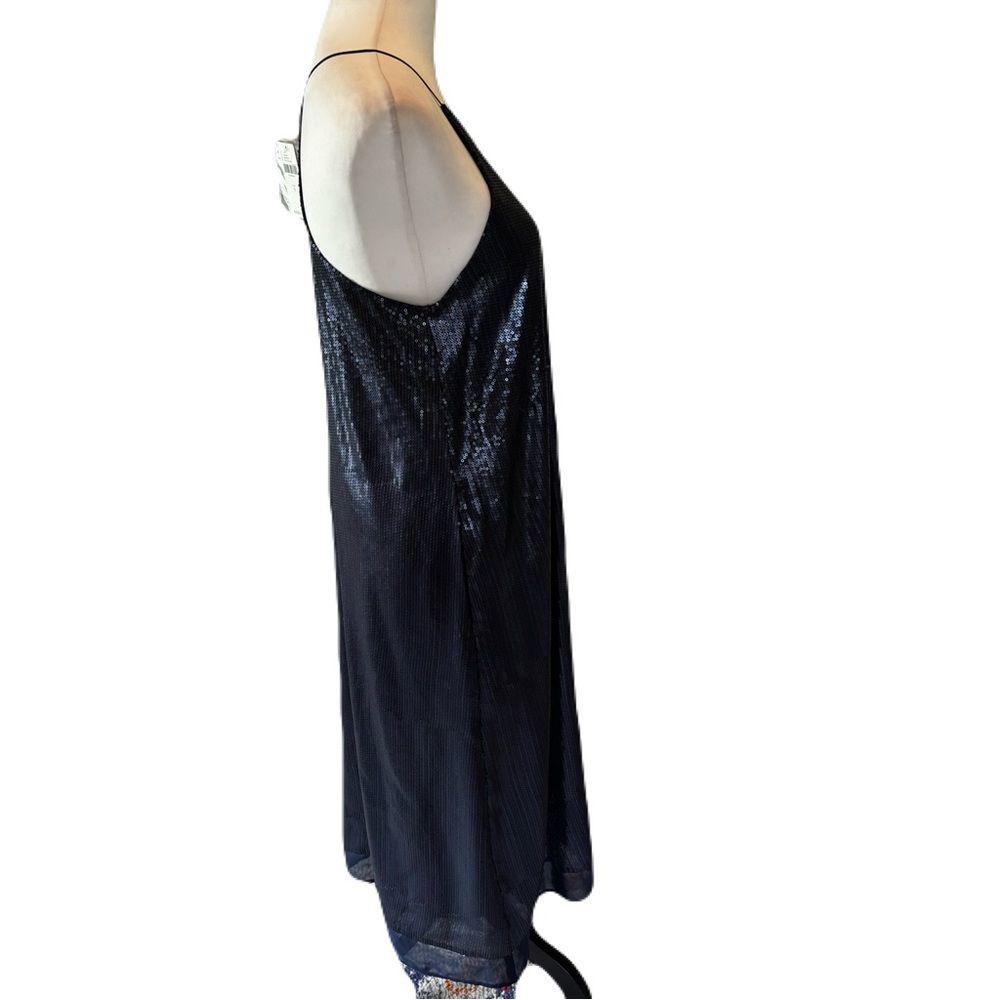 NWT Corey Lynn Calter Navy Sequin Dress | S - Picture 8 of 9